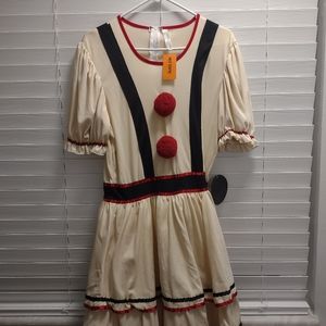 Women's clown costume dress